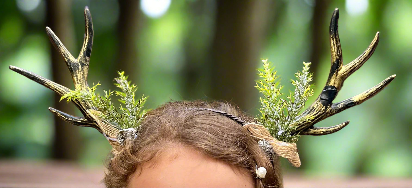 Woodland Antler Headband