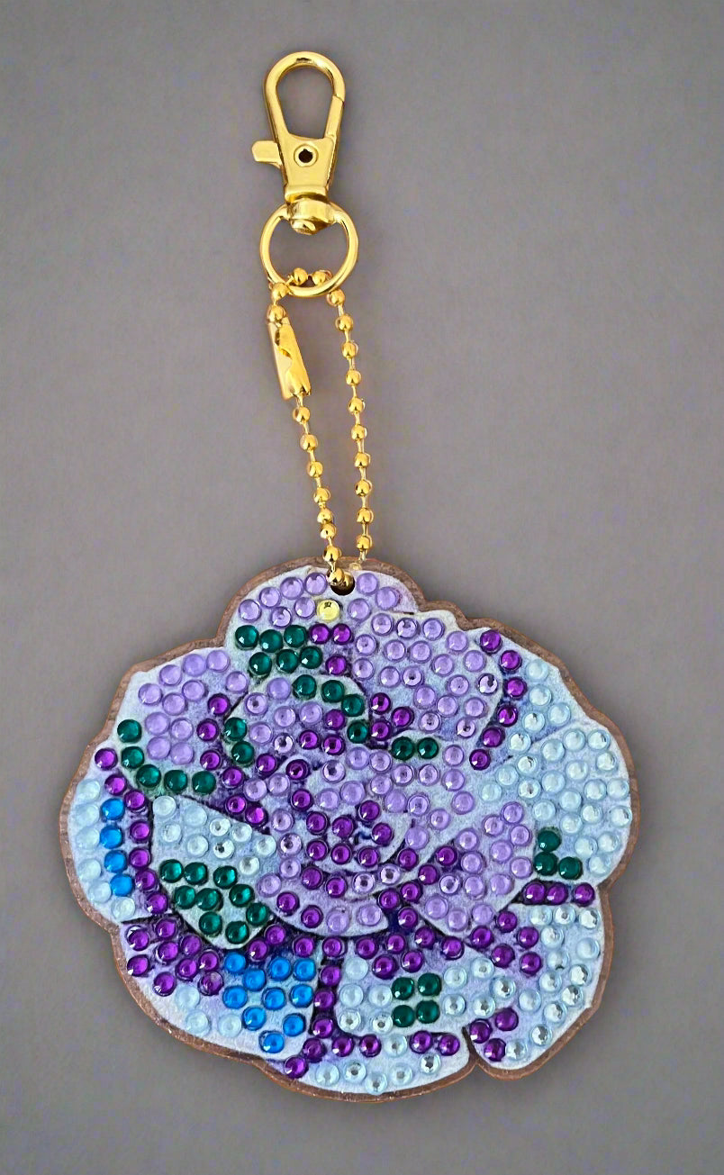 Diamond Succulent Keychains