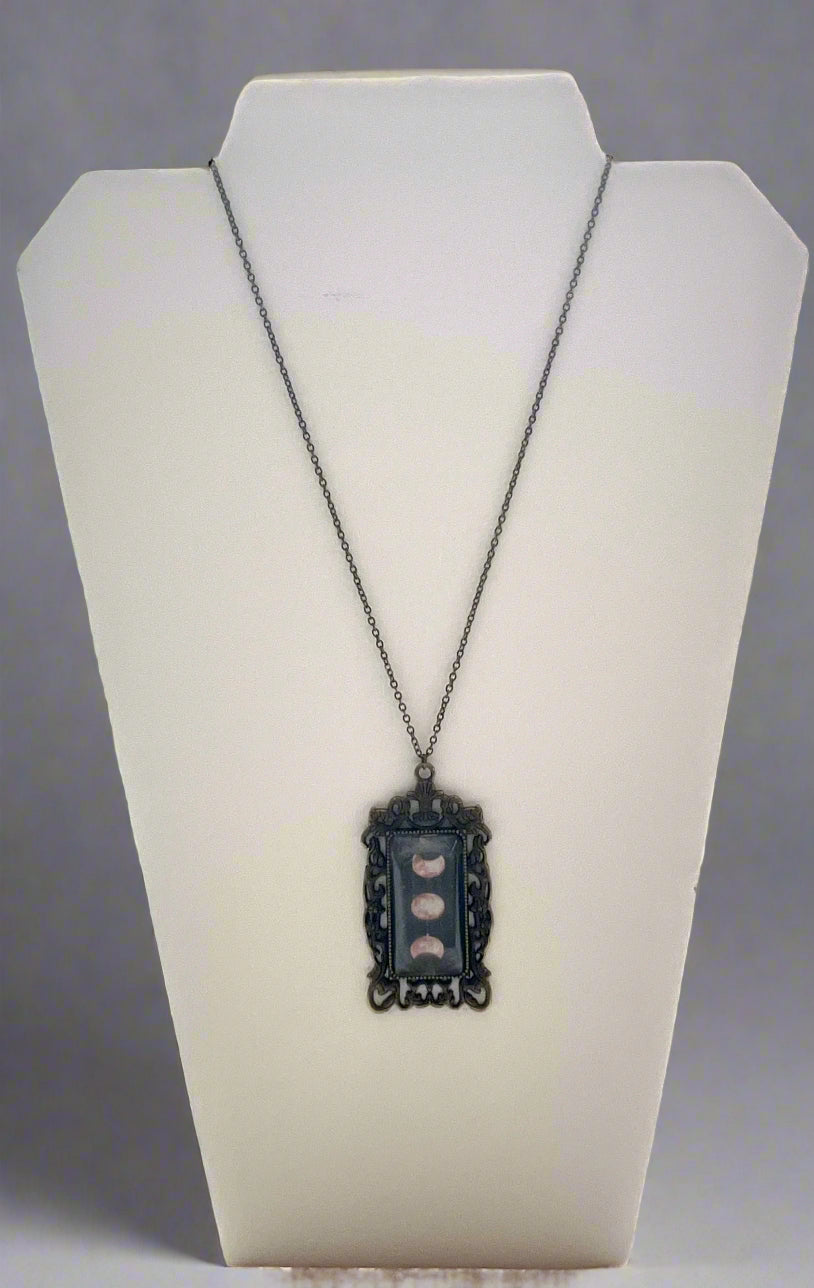 Vintage Space Pendant Necklace