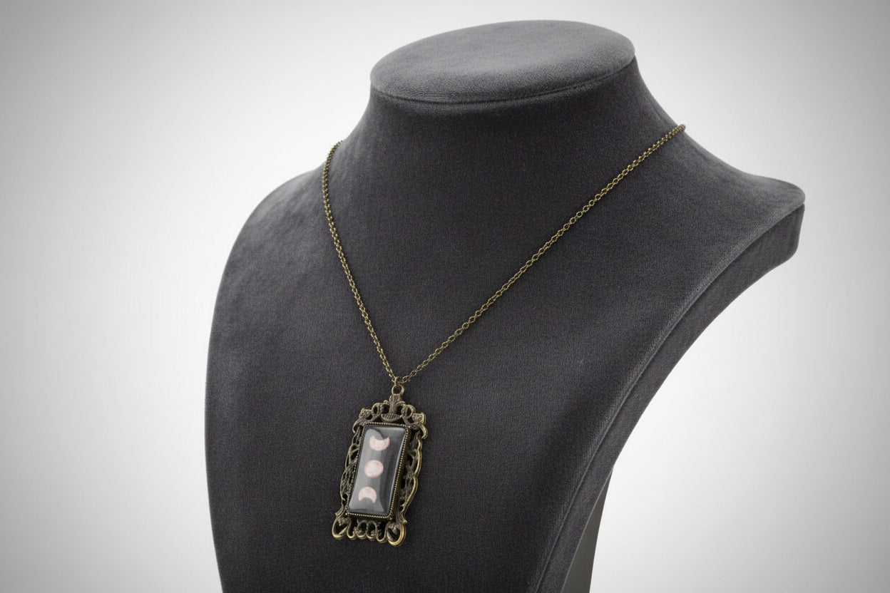 Vintage Space Pendant Necklace