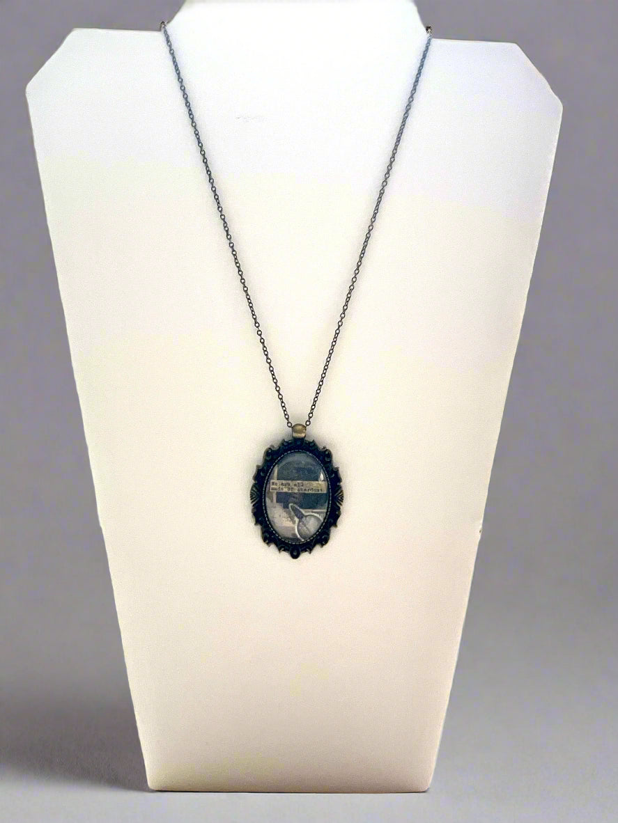 Vintage Space Pendant Necklace
