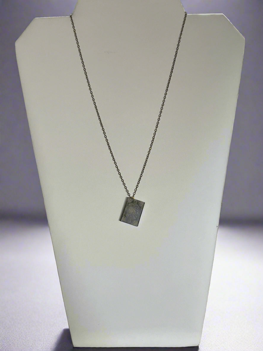 Hidden Note Book Necklaces