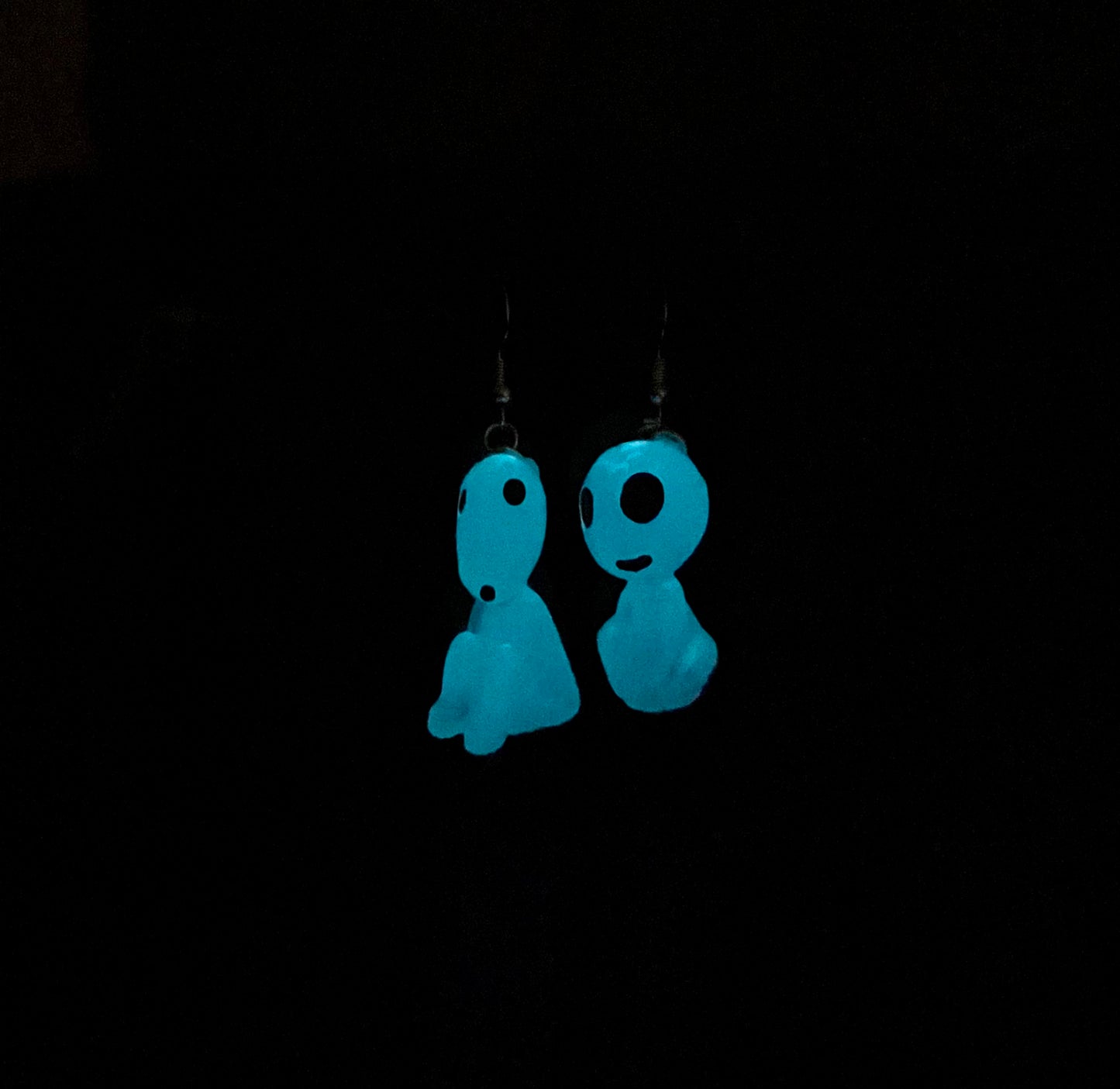 Glow-in-the-Dark Alien Fairy Sprite Earrings
