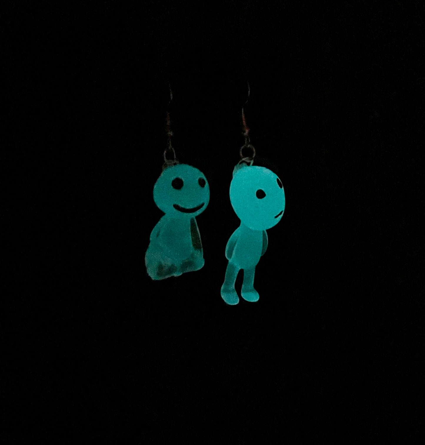 Glow-in-the-Dark Alien Fairy Sprite Earrings