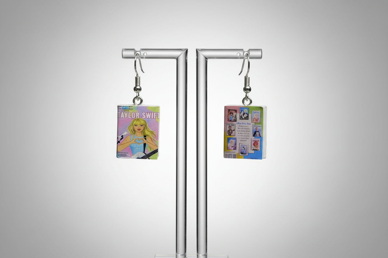 Mini Non-Fiction Book Earrings