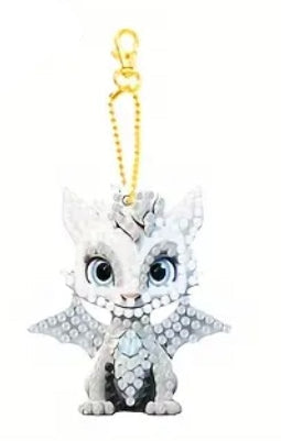 Night and Light Dragon Keychains