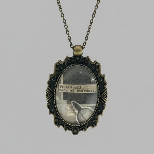 Vintage Space Pendant Necklace