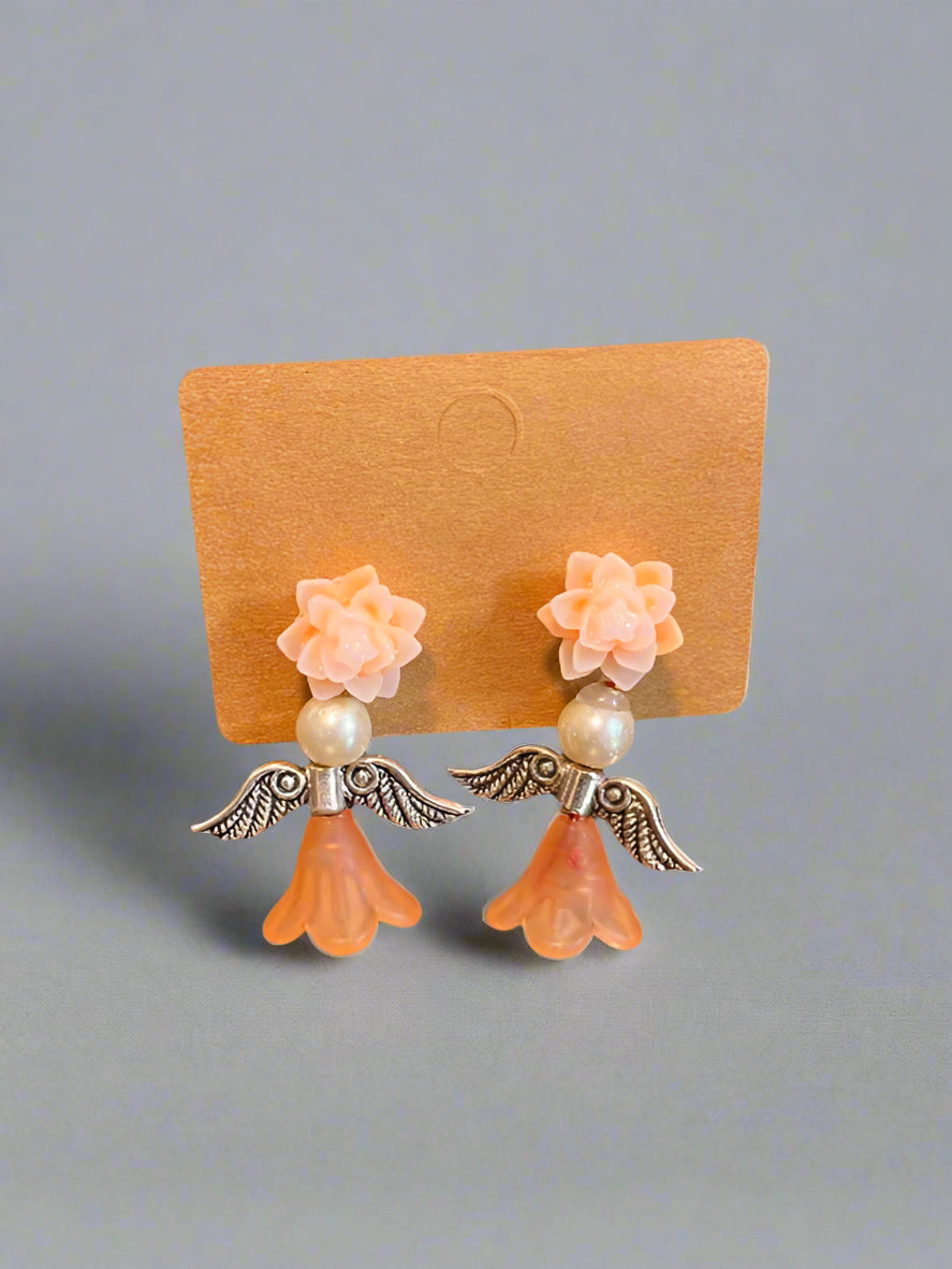 Floral Fairy Angel Earrings