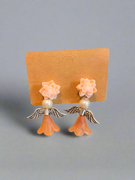 Floral Fairy Angel Earrings