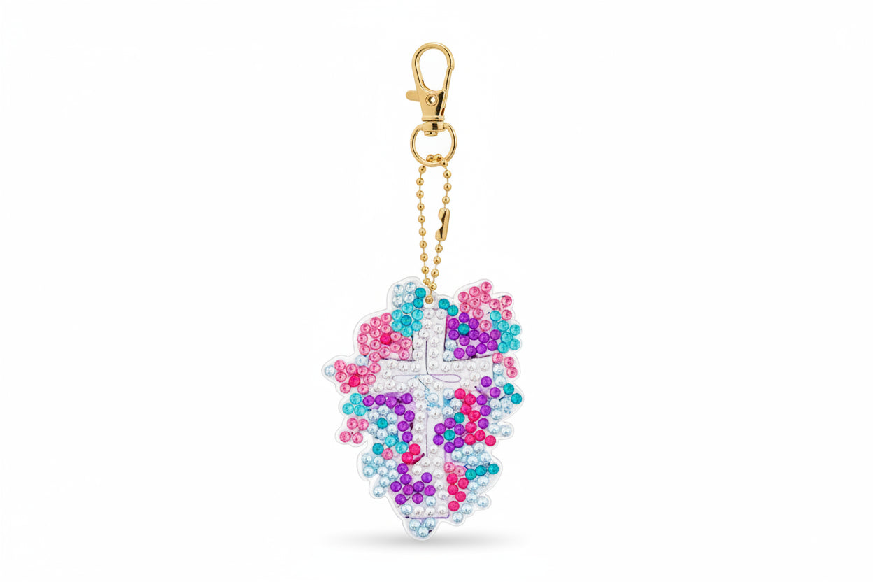 Floral Faith Keychains