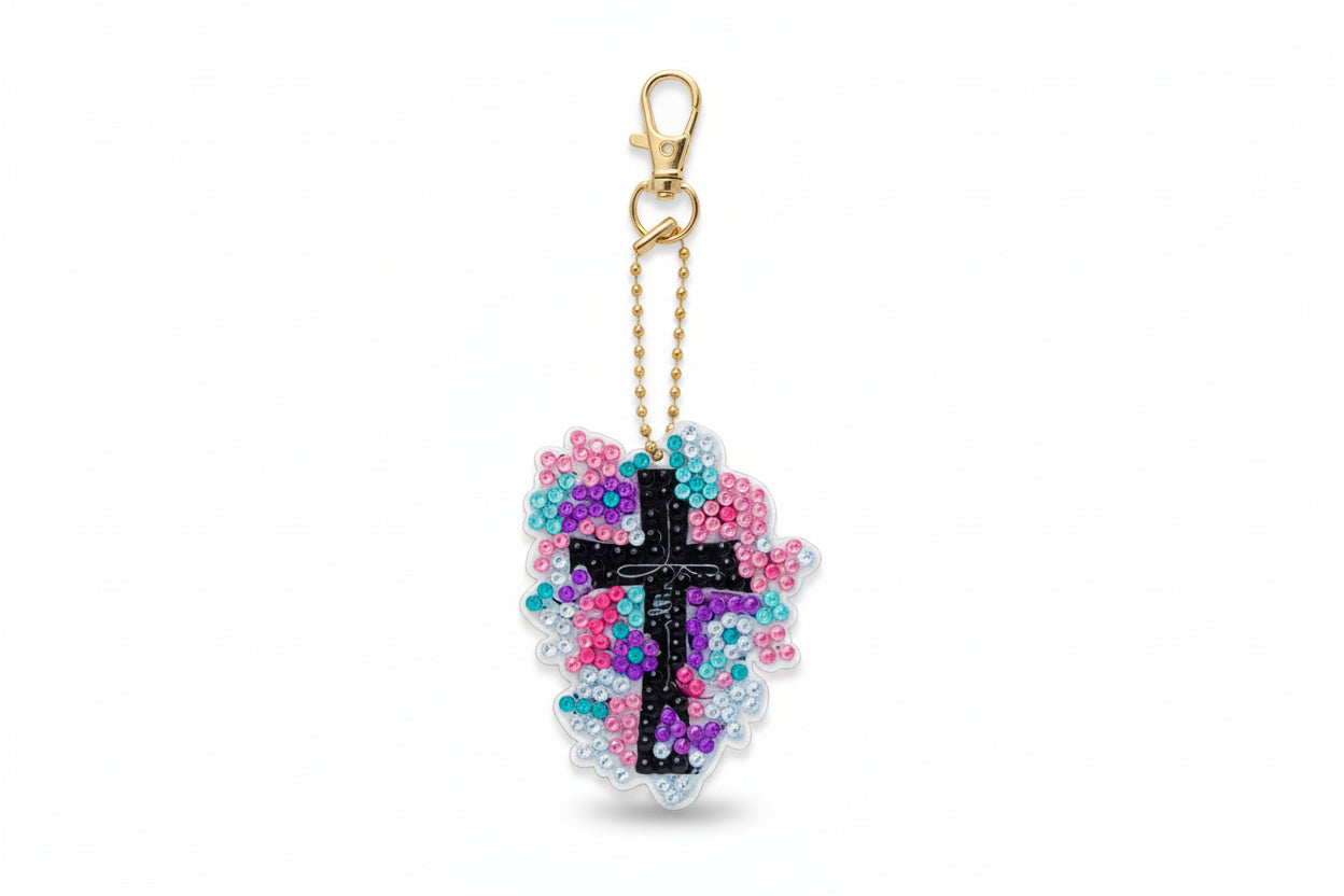 Floral Faith Keychains