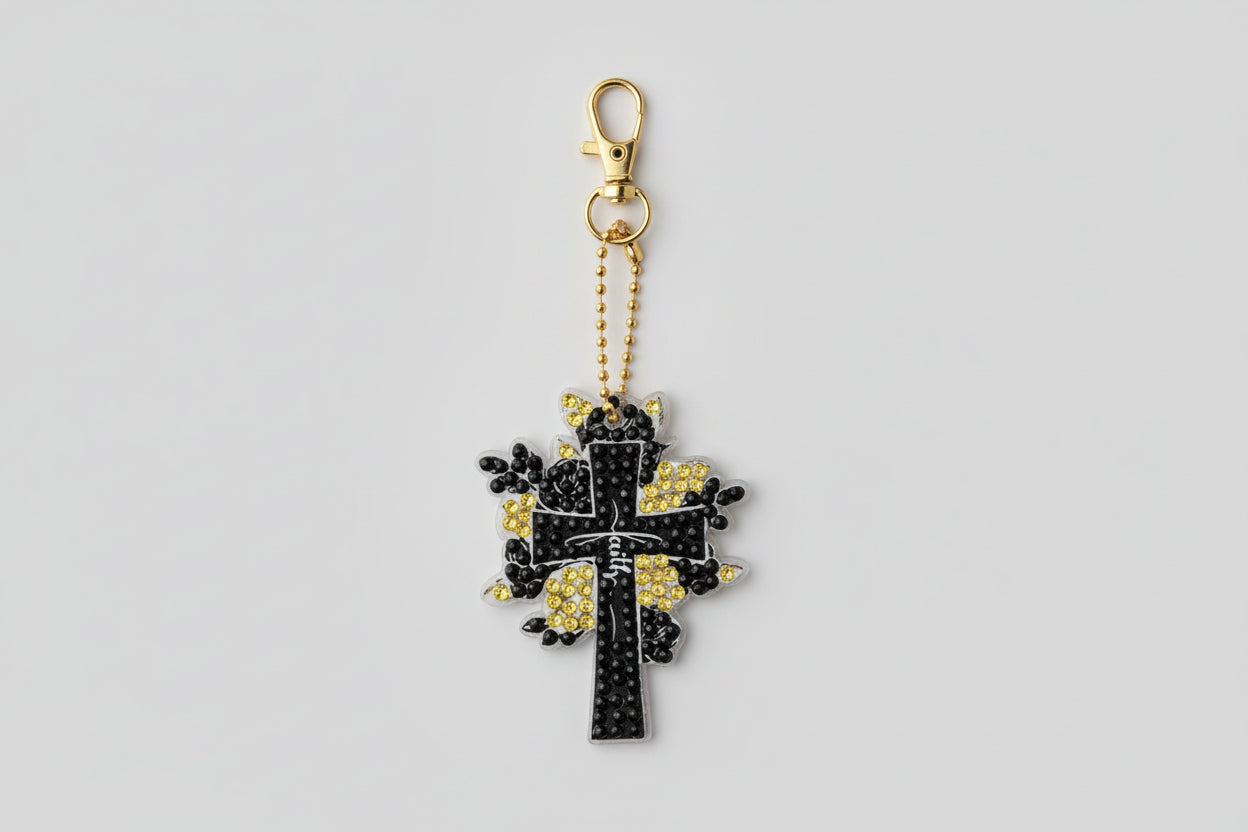 Floral Faith Keychains