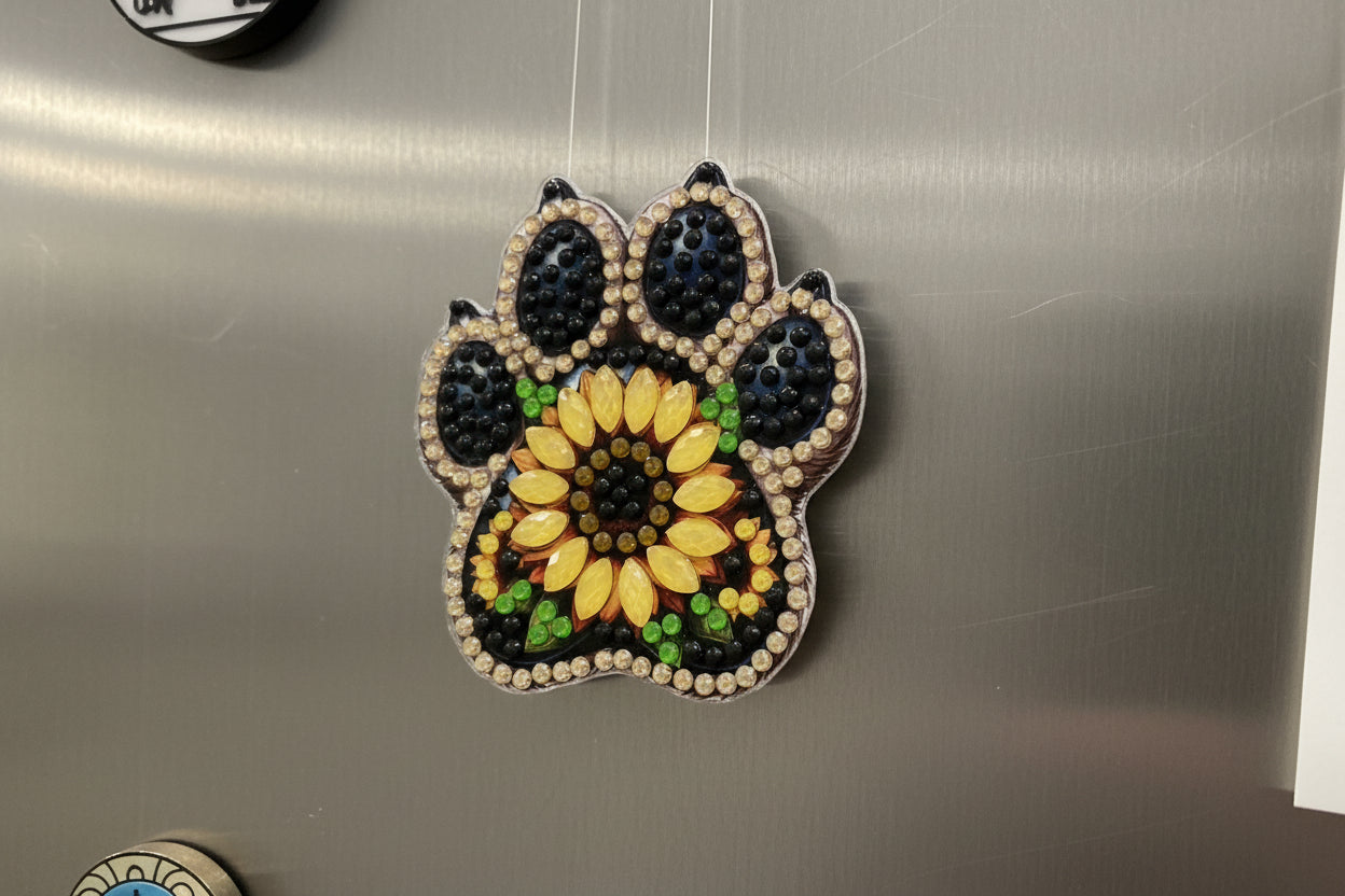 Paw Print Magnets