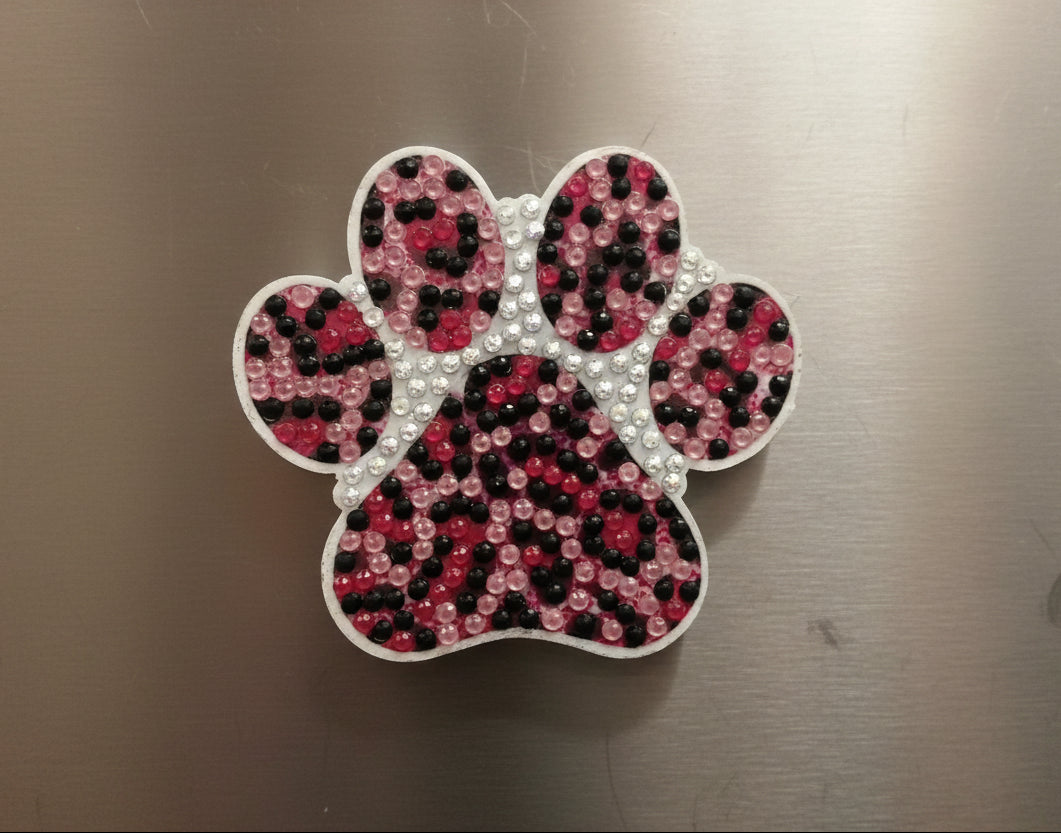Paw Print Magnets
