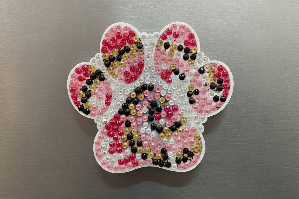Paw Print Magnets