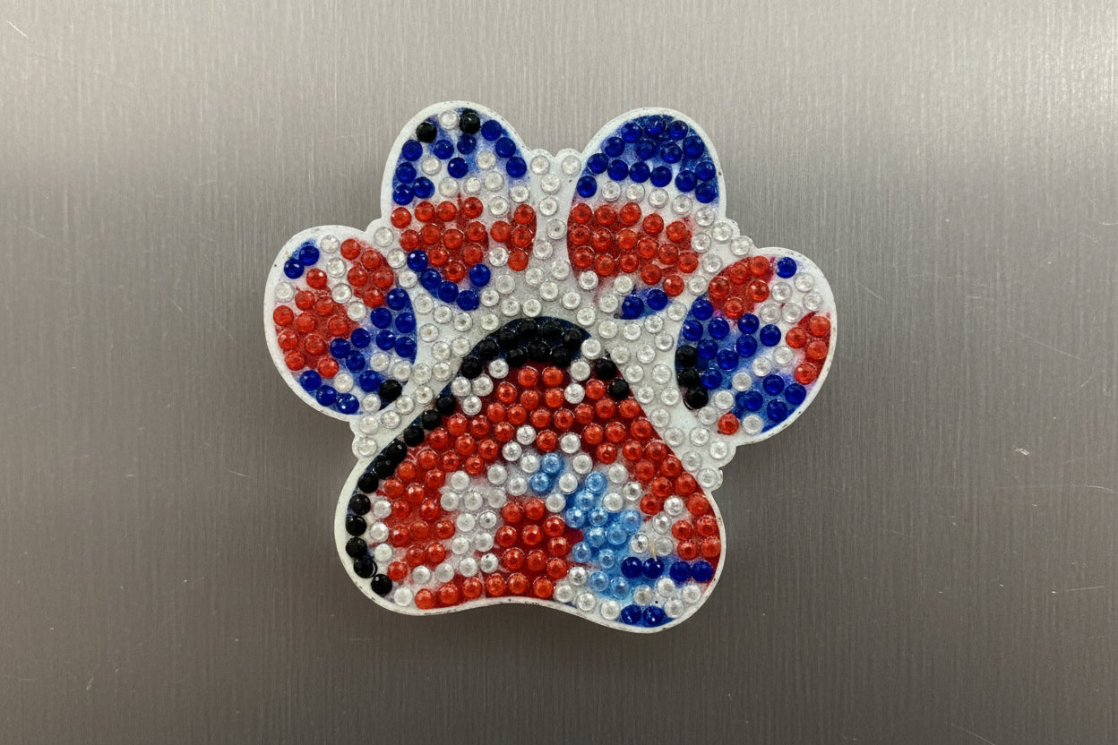 Paw Print Magnets