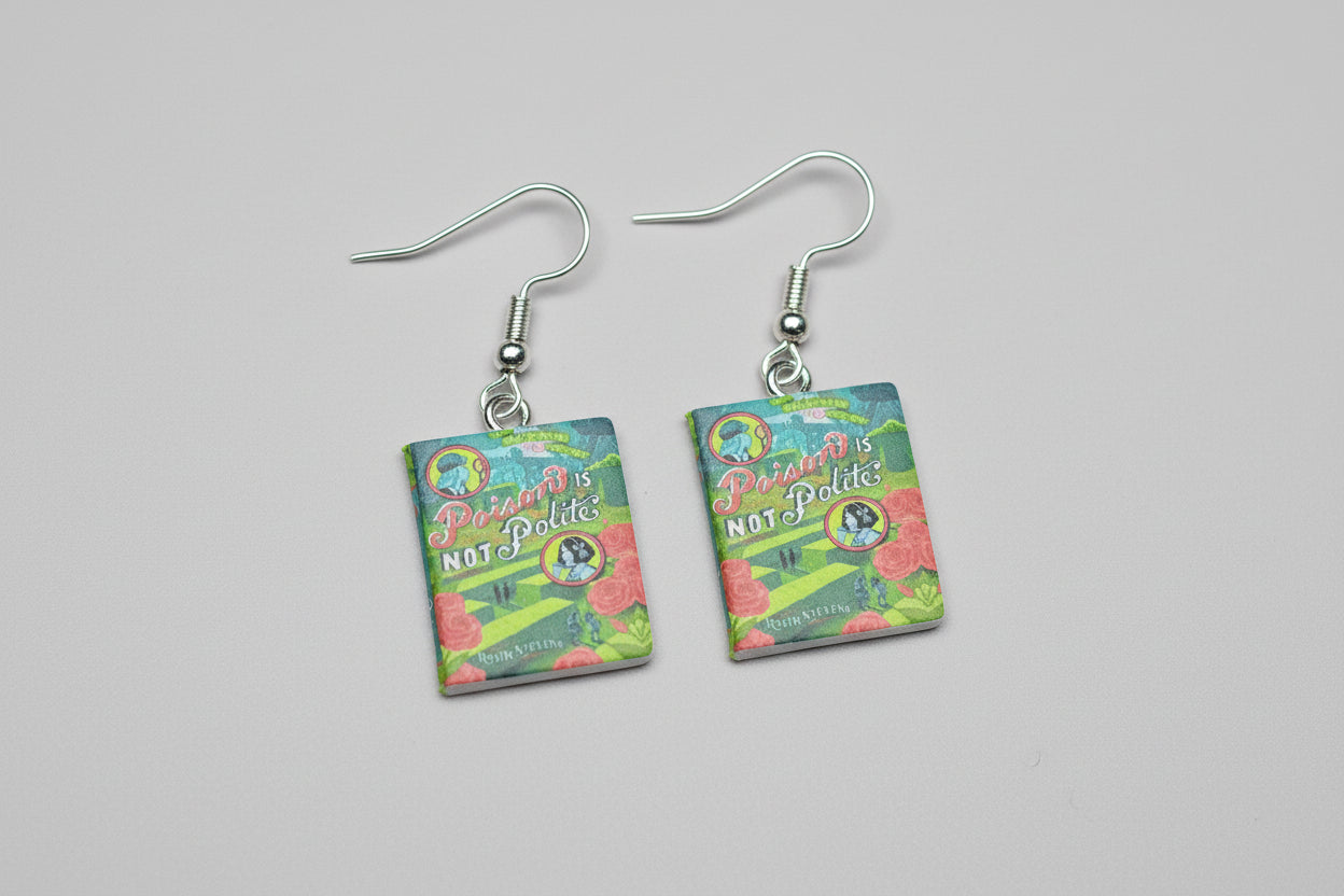 Mini Mystery Book Earrings