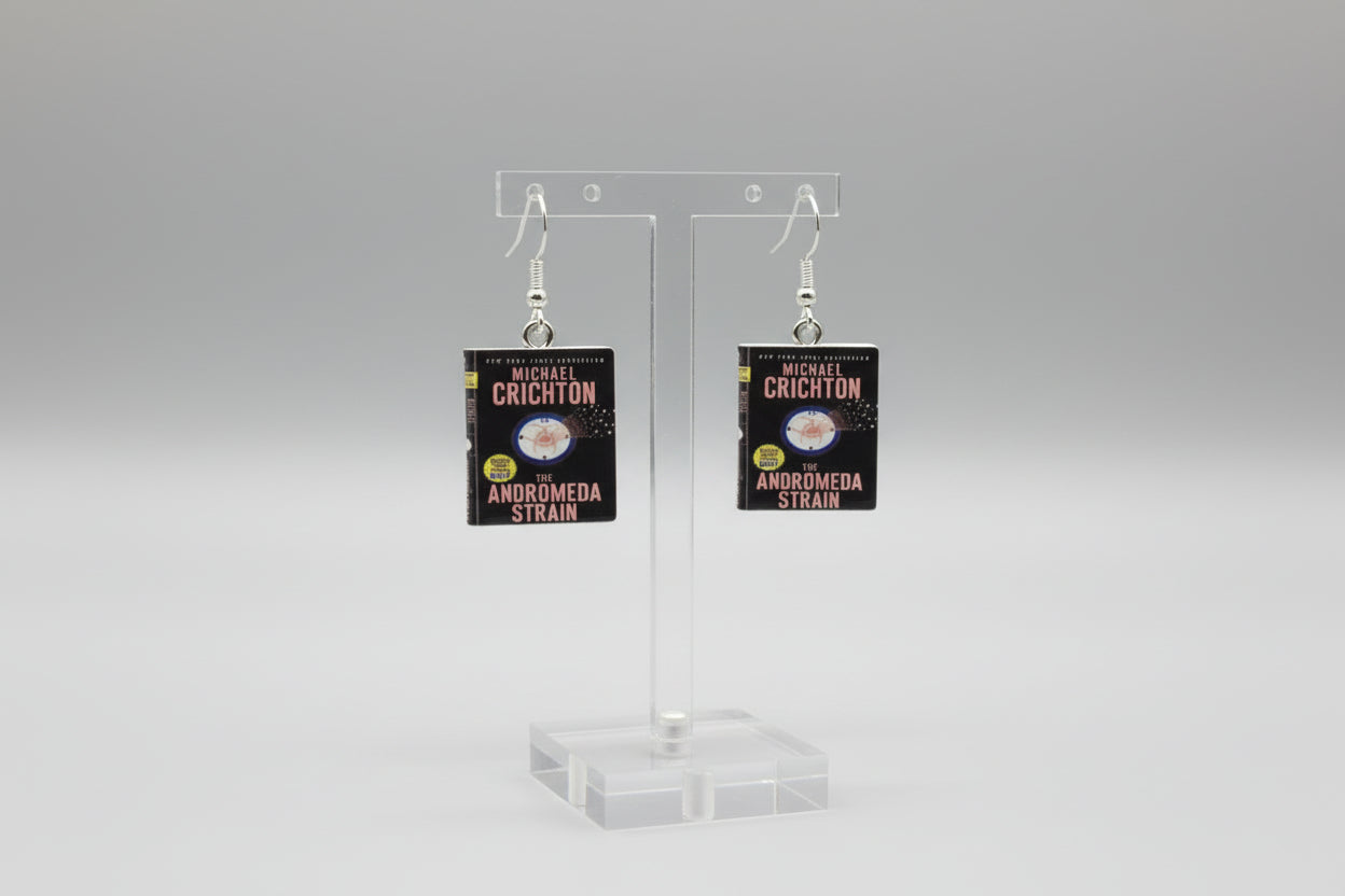Mini Horror Book Earrings