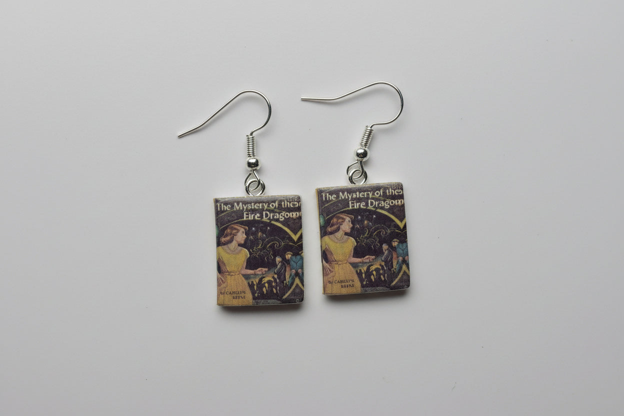 Mini Mystery Book Earrings