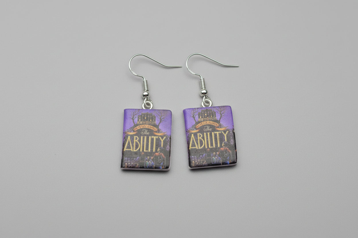 Mini Fantasy Book Earrings