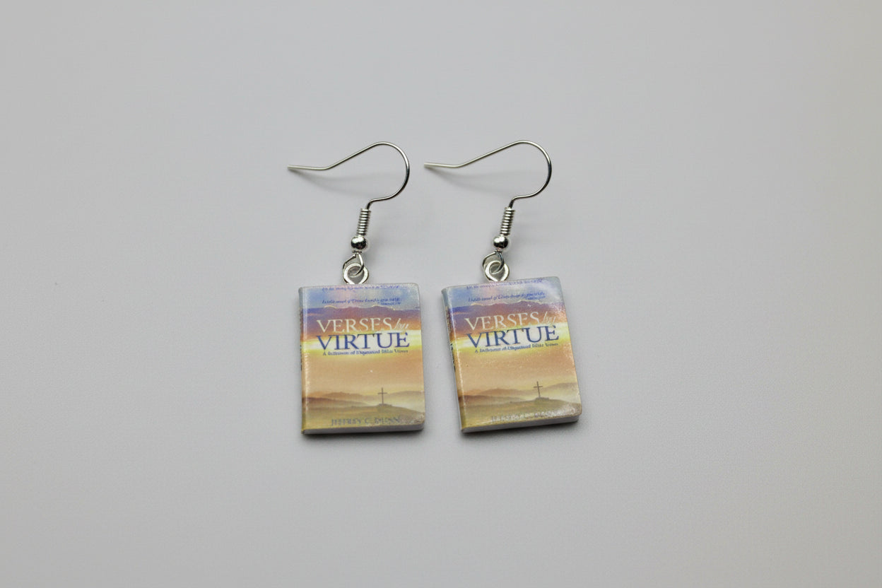 Mini Non-Fiction Book Earrings