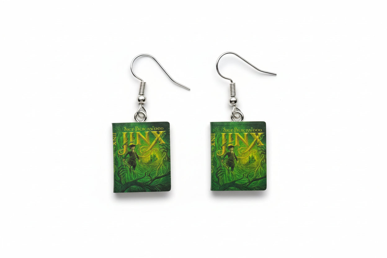 Mini Fantasy Book Earrings