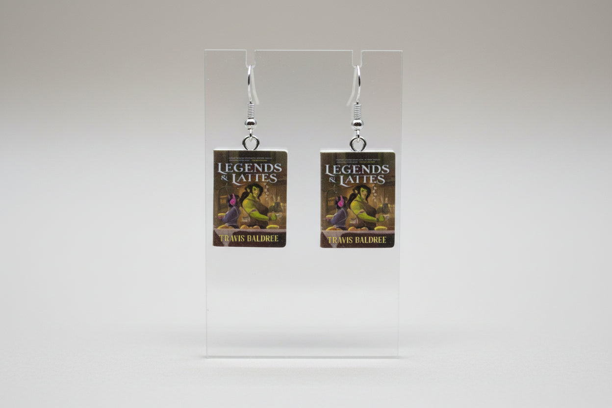 Mini Fantasy Book Earrings
