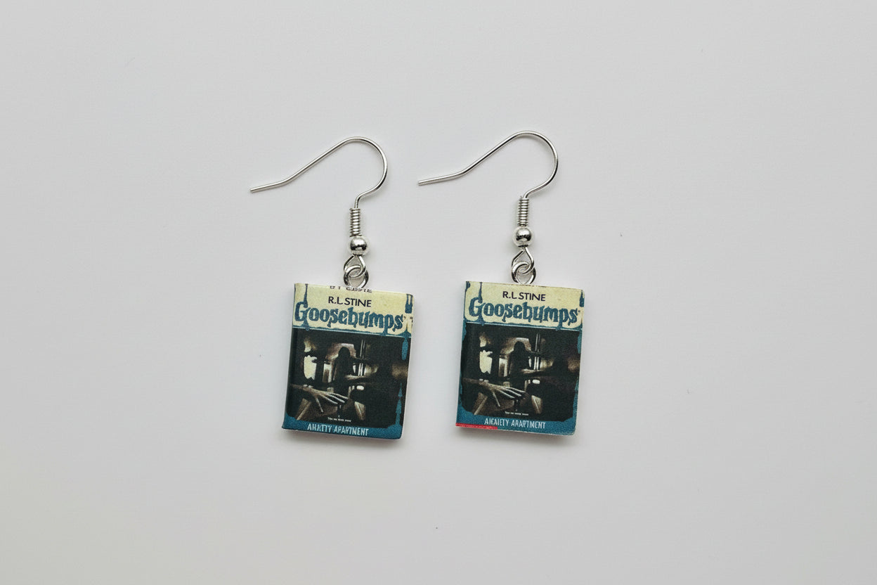 Mini Horror Book Earrings