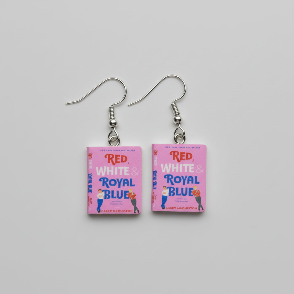 Mini Romance Book Earrings