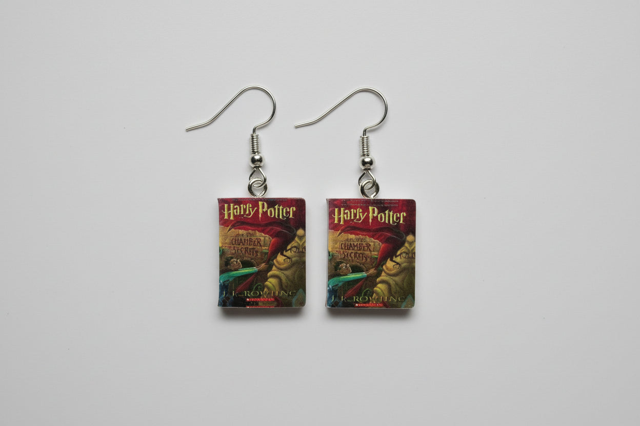 Mini Fantasy Book Earrings