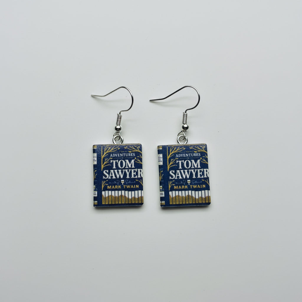 Mini Classic Book Earrings