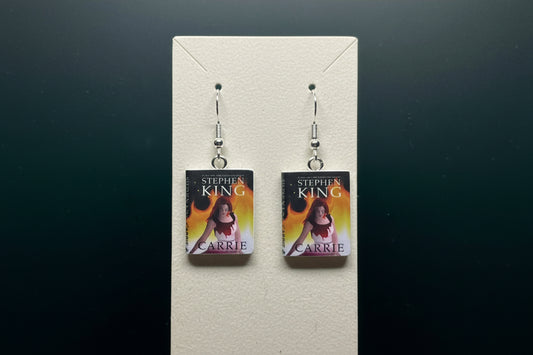 Mini Horror Book Earrings