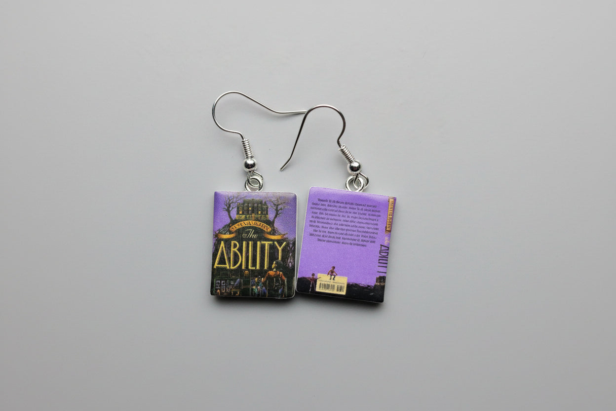 Mini Fantasy Book Earrings