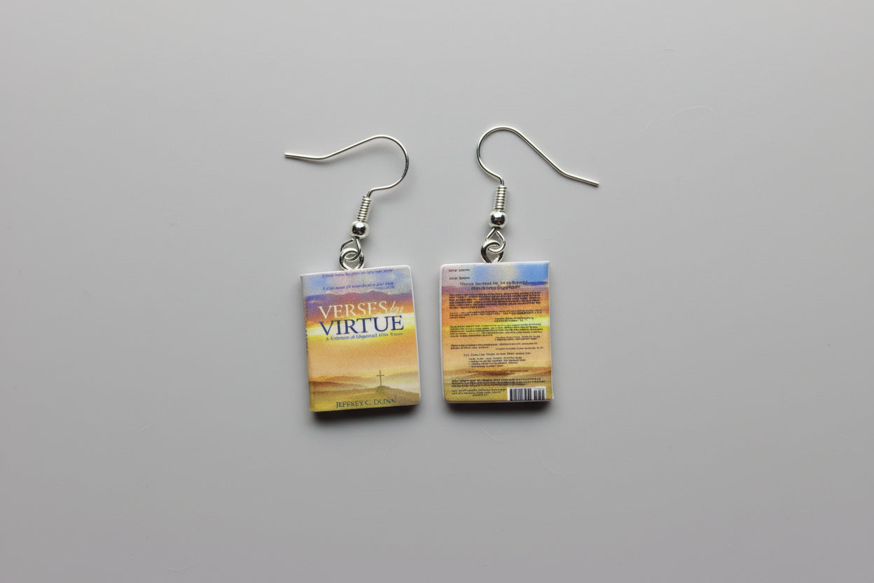 Mini Non-Fiction Book Earrings