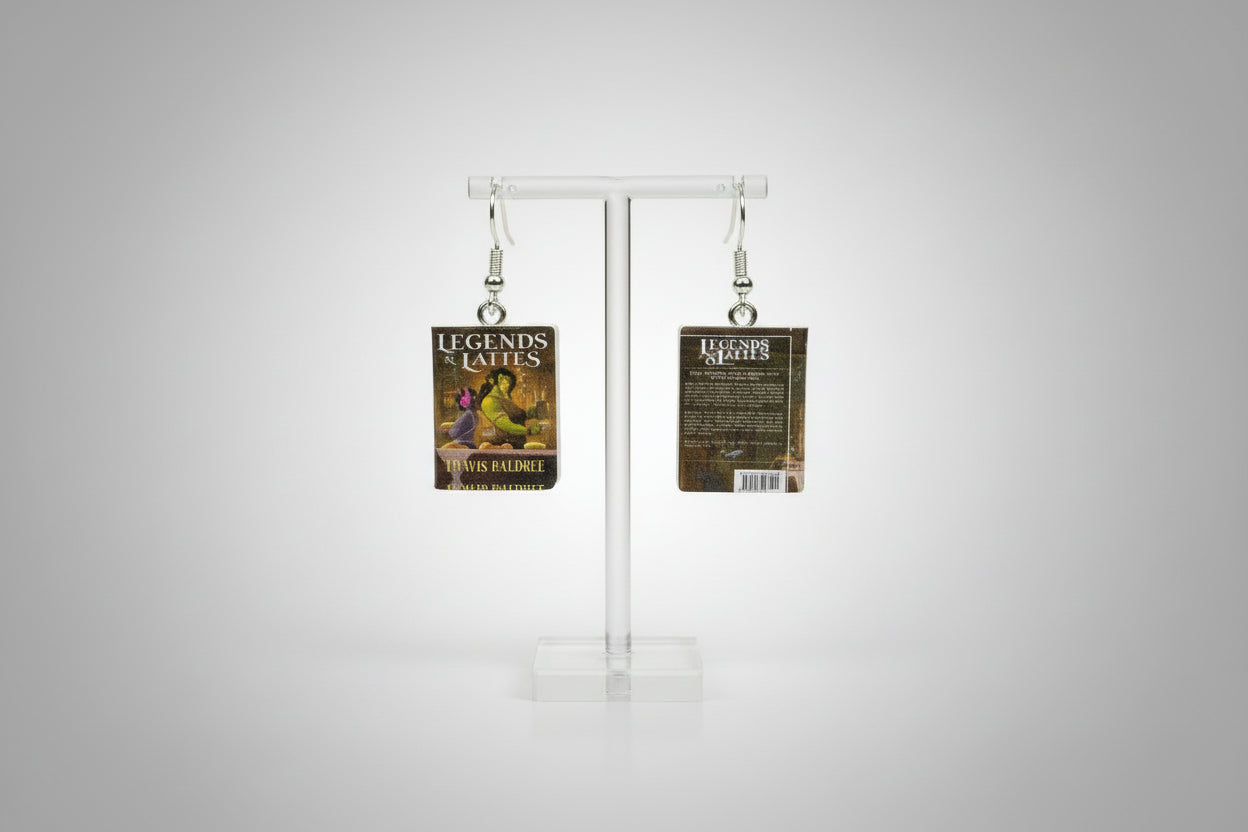 Mini Fantasy Book Earrings