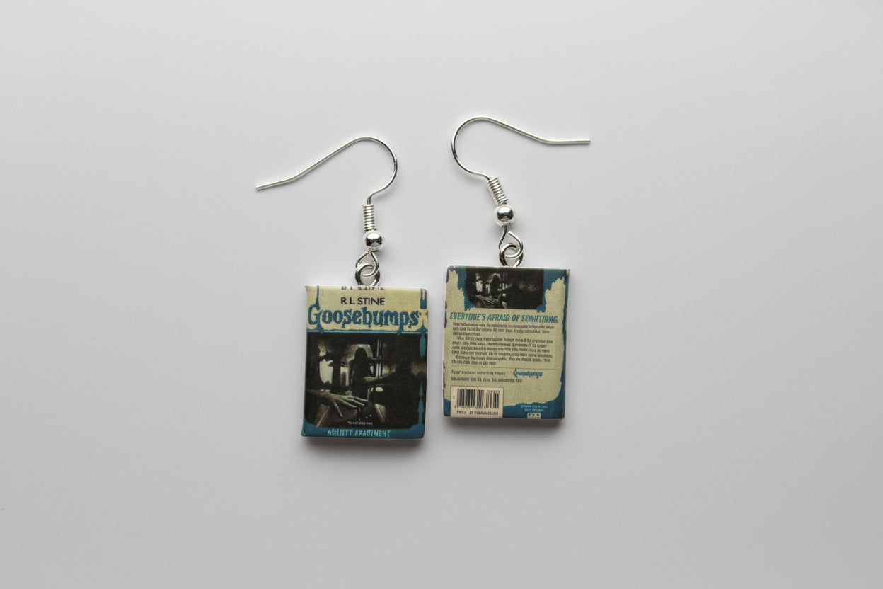 Mini Horror Book Earrings