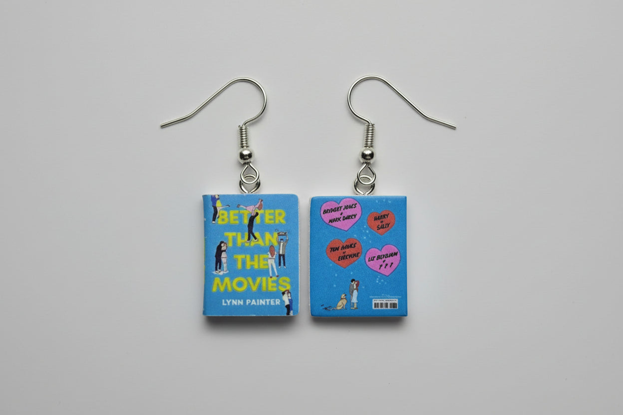 Mini Romance Book Earrings