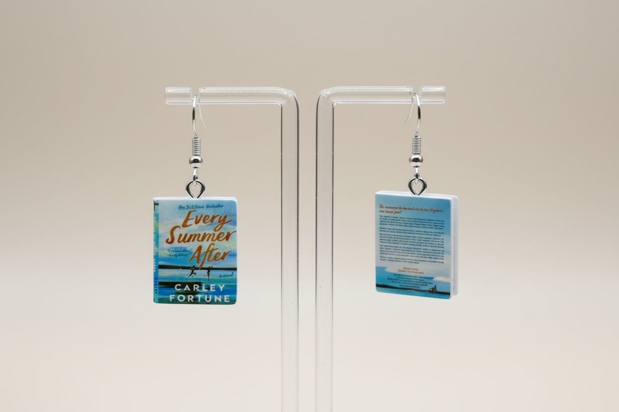 Mini Romance Book Earrings