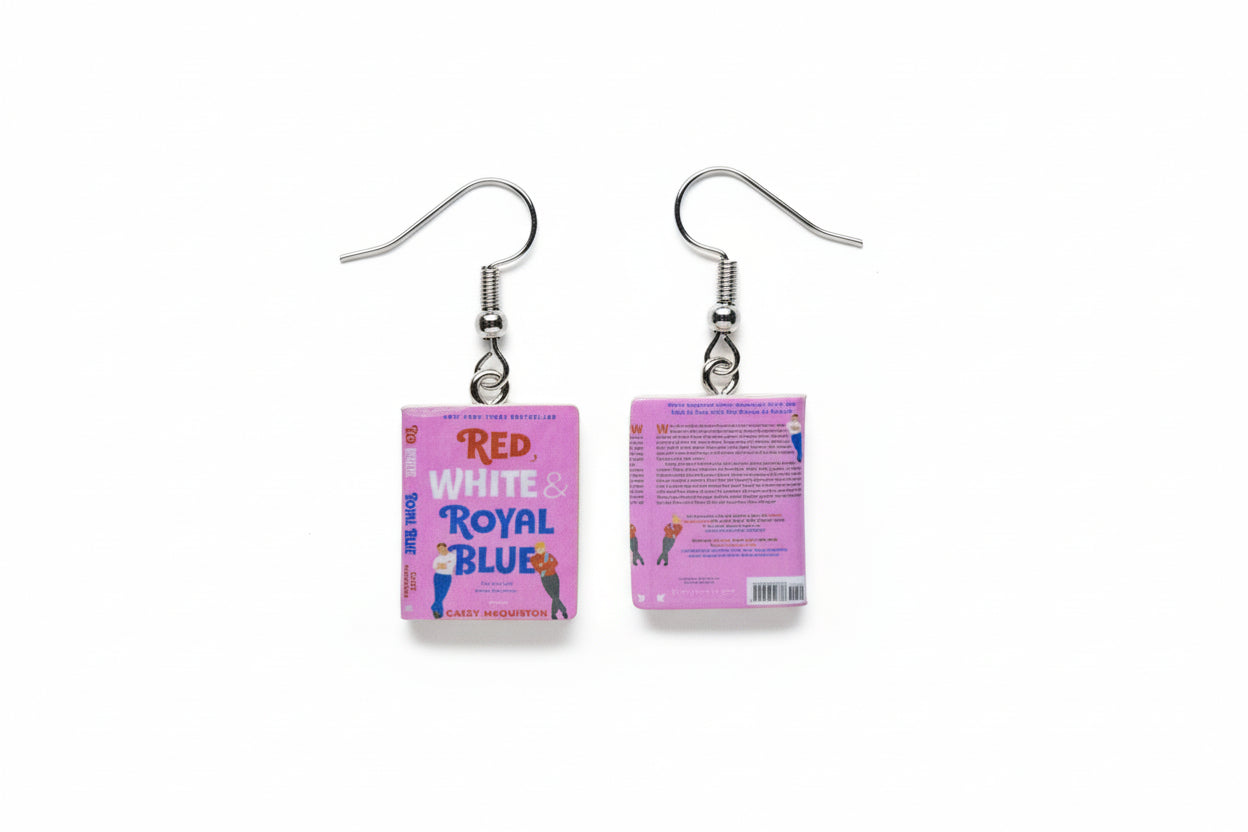 Mini Romance Book Earrings