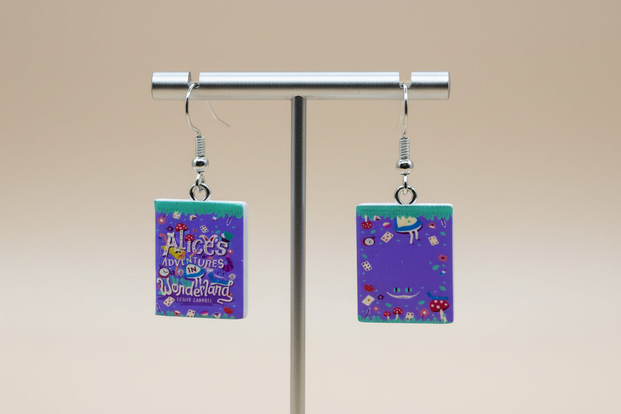 Mini Fairytale Book Earrings