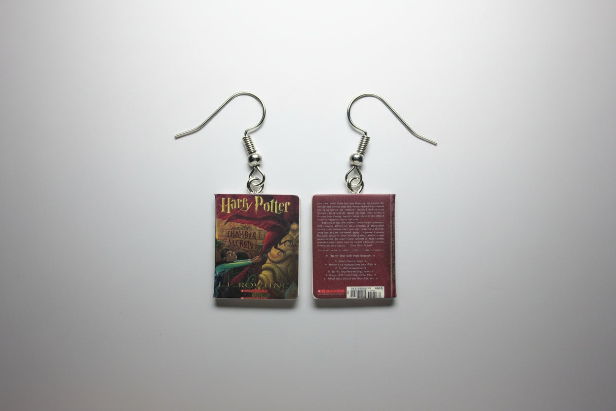 Mini Fantasy Book Earrings