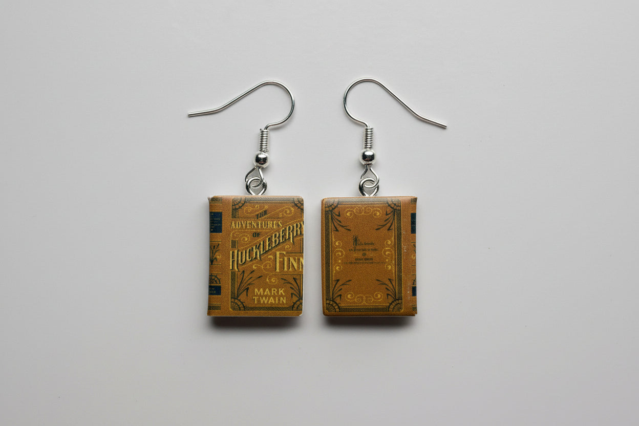 Mini Classic Book Earrings