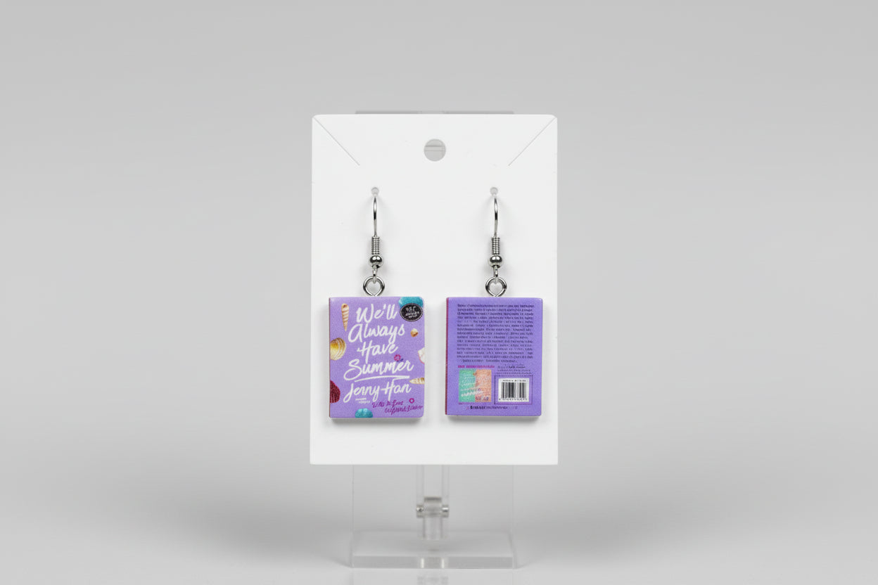 Mini Romance Book Earrings