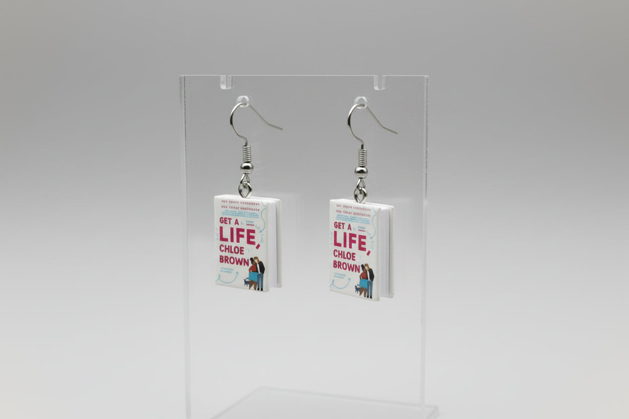 Mini Romance Book Earrings