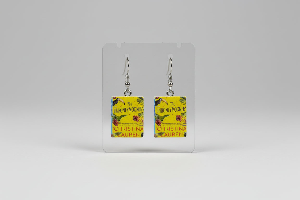 Mini Romance Book Earrings