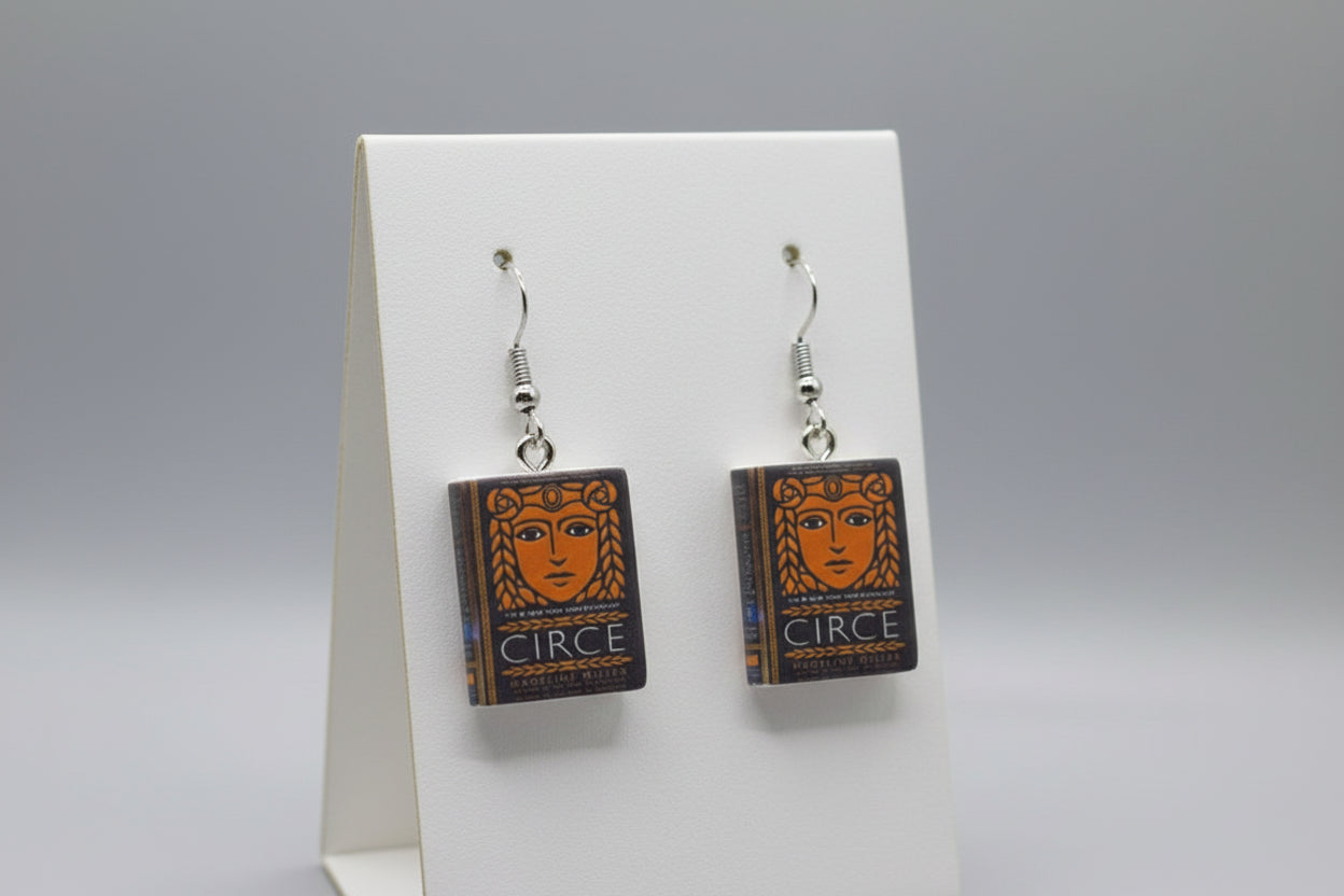 Mini Mythological Book Earrings