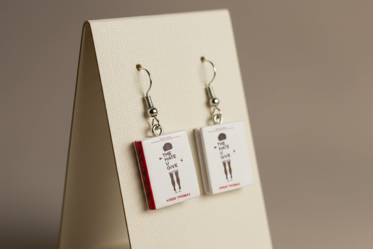 Mini Non-Fiction Book Earrings