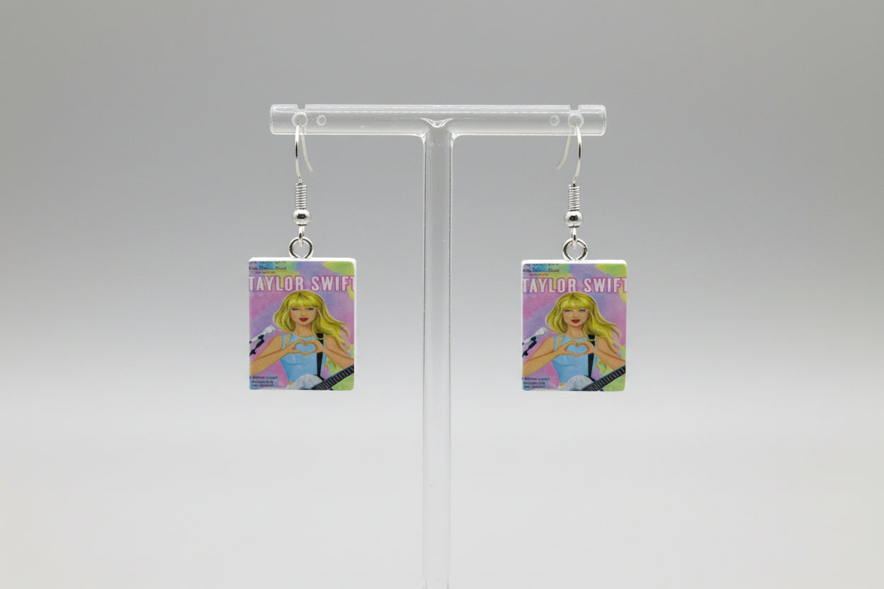 Mini Non-Fiction Book Earrings