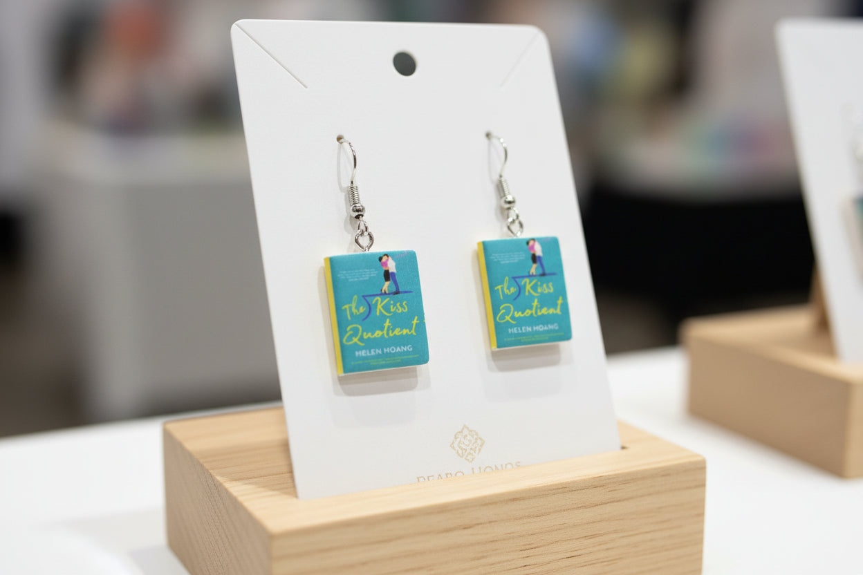 Mini Romance Book Earrings