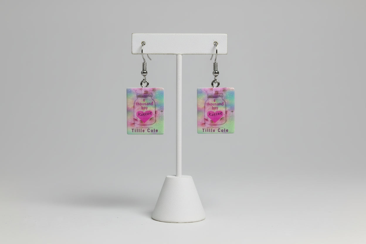 Mini Romance Book Earrings